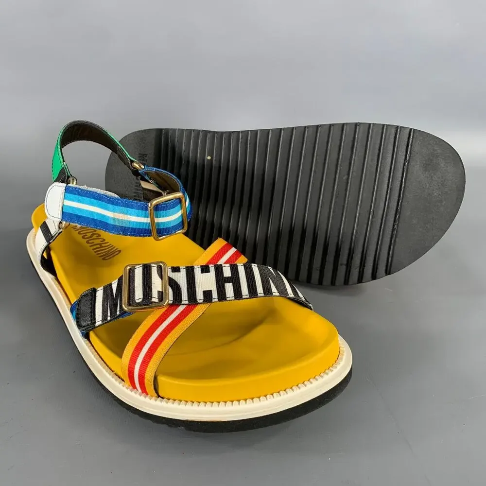 Moschino sandals multi